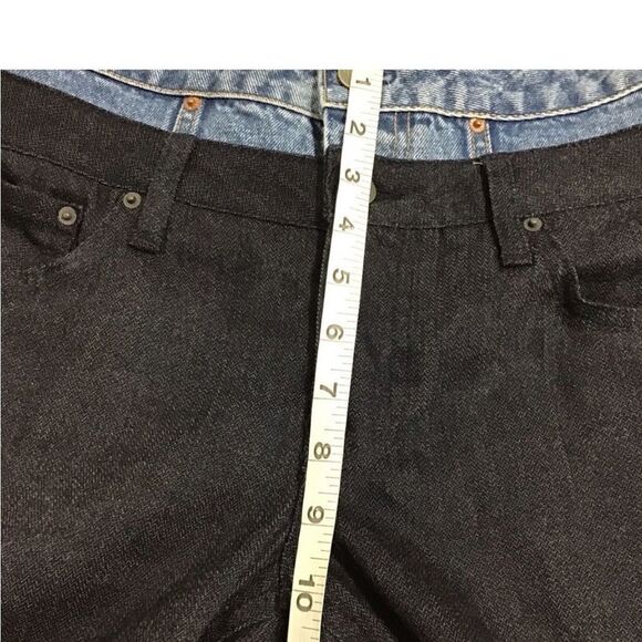 GRLFND Blue Double Waisted Denims Size 26 - Picture 6 of 11